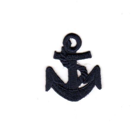 Patch Ecusson Thermocollant Ancre marine 3 x 4 cm