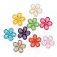 Patch Ecusson Thermocollant Petites fleurs multicolores 4 x 4 cm