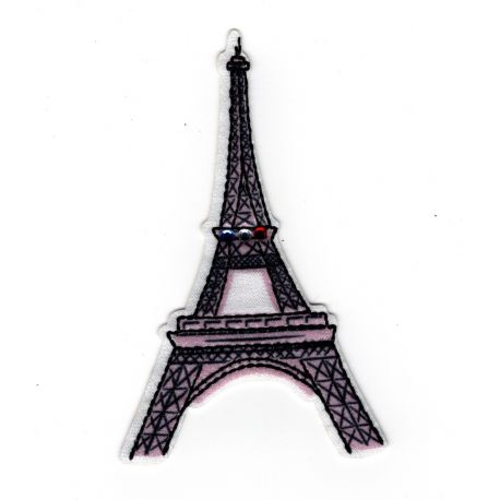 Patch Ecusson Thermocollant Tour Eiffel 5 x 9 cm