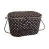 Grande boite à couture ovale 21 x 32 cm Coloris au choix