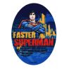 Patch Ecusson Thermocollant Faster Superman 8 x 11 cm B