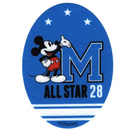 Patch Ecusson Thermocollant Mickey Mouse College University 8 x 11 cm bb18