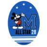 Patch Ecusson Thermocollant Mickey Mouse College University 8 x 11 cm bb18