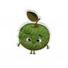 Patch Ecusson Thermocollant Pomme avec des yeux 3,50 x 5 cm