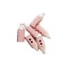 6 x Bouton crayon de couleur en plastique coloris rose clair 2 trous 2 cm