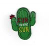 Patch Ecusson Thermocollant Cactus Fun in the sun 4 x 5 cm