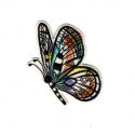 Patch Ecusson Thermocollant Papillon aquarelle 3,50 x 5,50 cm