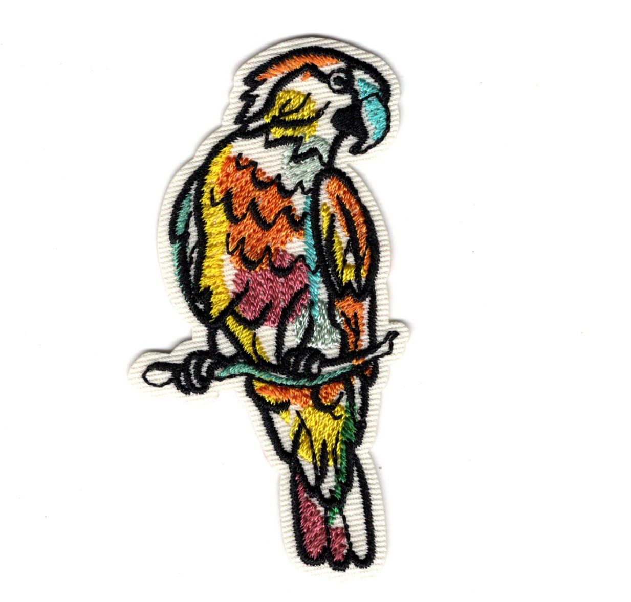 PATCH perroquet  oiseau   THERMOCOLLANT COUTURES