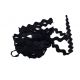 Galon croquet serpentine 8 mm coloris noir Vendu par 9 mètres