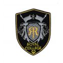 Patch Ecusson Thermocollant Royal college coloris noir 4,50 x 6 cm
