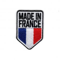 Patch Ecusson Thermocollant Blason étiquette Made in France 3 x 5 cm