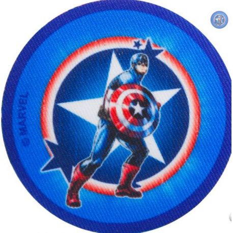 Patch Ecusson Thermocollant Avengers Captain America 6,50 x 6,50 cm