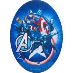 Patch Ecusson Thermocollant Avengers Captain America Hulk 8 x 11 cm