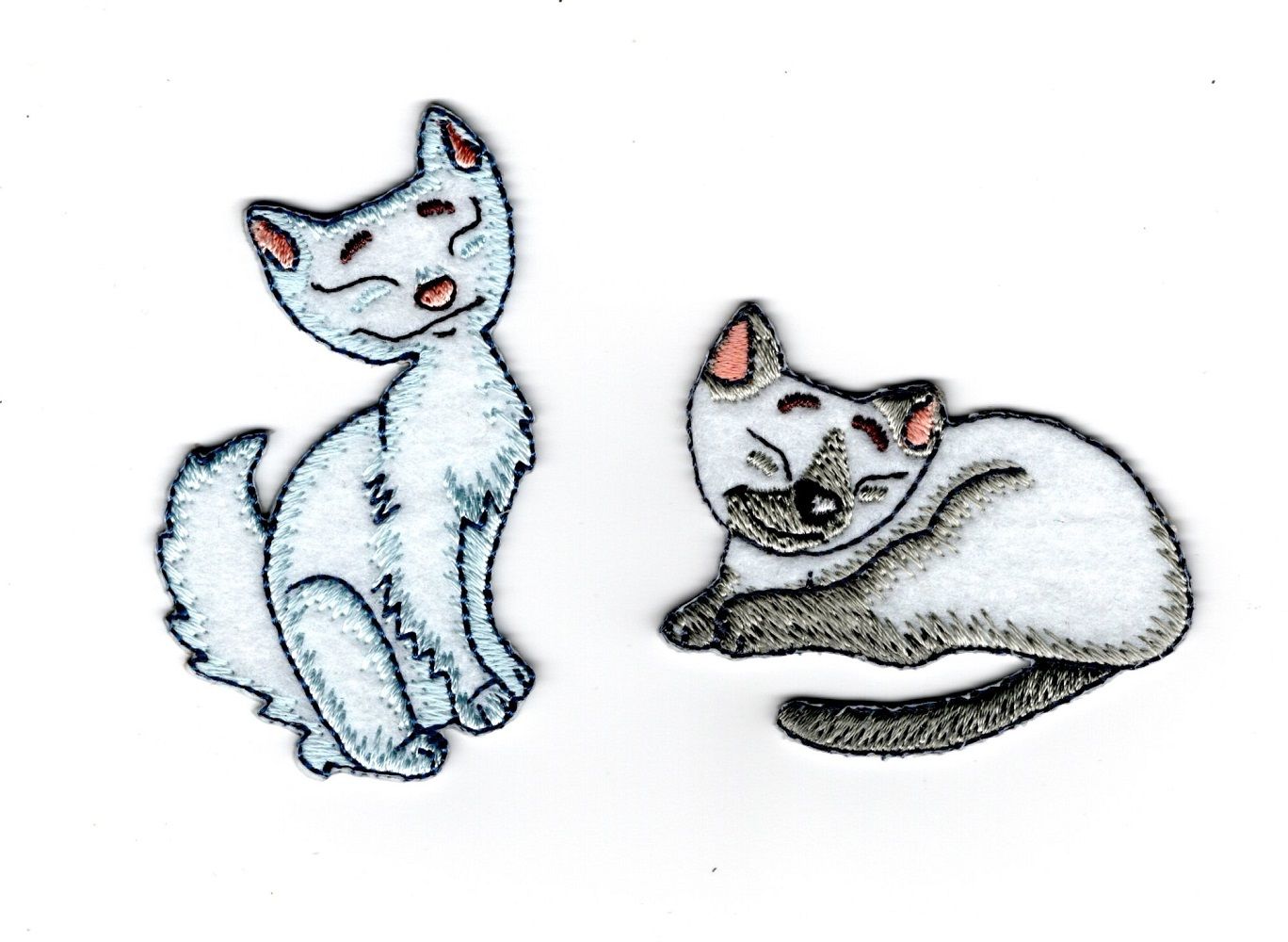 Patch Tom & Jerry Chat Souris écusson Brodé Thermocollant Coutures