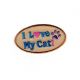 Patch Ecusson ThermocollantI love my cat 3 x 5 cm