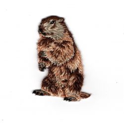 Patch Ecusson Thermocollant Marmotte A 3 x 5 cm