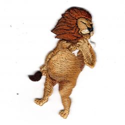 Patch Ecusson Thermocollant Lion David Michel-Ange 3 x 6,50 cm