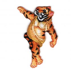 Patch Ecusson Thermocollant Tigre La Création d'Adam 4,50 x 5,50 cm