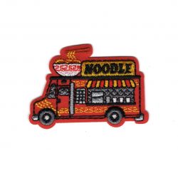 Patch Ecusson Thermocollant Camion food truck Noodles 3,50 x 5 cm