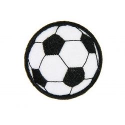 Patch Ecusson Thermocollant Ballon de foot 5,50 x 5,50 cm