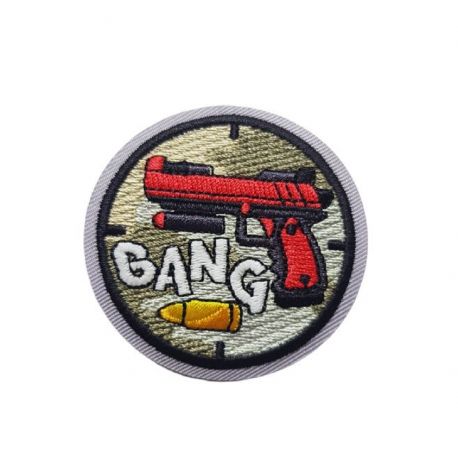 Patch Ecusson Thermocollant Bang bang 5 x 5 cm