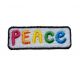 Patch Ecusson Thermocollant Peace 5 x 1,50 cm