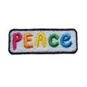 Patch Ecusson Thermocollant Peace 5 x 1,50 cm