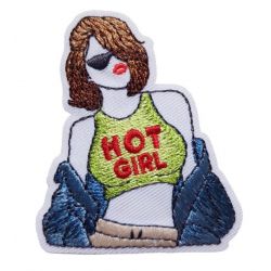 Patch Ecusson Thermocollant Swag hot girl 4,50 x 5 cm