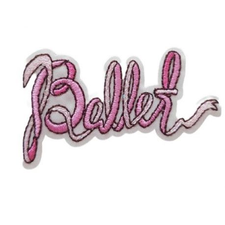 Patch Ecusson Thermocollant Ballet 3 x 5 cm