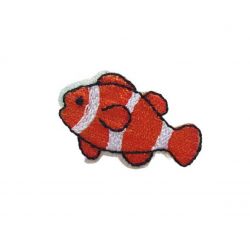 Patch Ecusson Thermocollant poisson clown brillant 2,50 x 3,50 cm