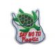 Patch Ecusson Thermocollant Tortue Save the ocean 4 x 5 cm