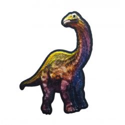 Patch Ecusson Thermocollant Dinosaure Diplodocus 5 x 6,50 cm