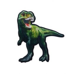 Patch Ecusson Thermocollant Dinosaure Tyrannosaurus Rex Trex 5 x 6 cm