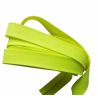 Ruban Biais Replié 20 mm Coton Polyester Vendu par 5 Mètres Coloris Jaune fluo