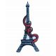 Patch Ecusson Thermocollant Tour Eiffel Paris 3 x 7 cm