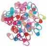 50 x Epingle de marquage 20 mm plastique multicolore marqueur de maille