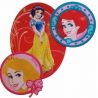 Patch Ecusson Thermocollant Lot de 3 - Princesse Disney Blanche Neige Ariel Aurore