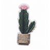 Patch Ecusson Thermocollant Cactus en pot 2,50 x 5 cm