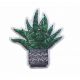 Patch Ecusson Thermocollant Aloe véra 4 x 4 cm