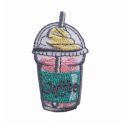 Patch Ecusson Thermocollant Milkshake Fashion 2,50 x 5 cm