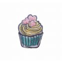 Patch Ecusson Thermocollant Cupcake Fashion 3 x 4 cm