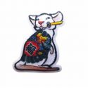 Patch Ecusson Thermocollant Tattoo Souris 4 x 5 cm