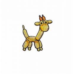 Patch Ecusson Thermocollant Girafe Ballon de baudruche 3 x 4 cm