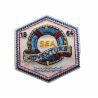 Patch Ecusson Thermocollant Blason Bouée Adventure 5 x 5 cm
