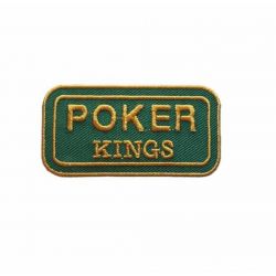 Patch Ecusson Thermocollant Poker Kings Casino 2,50 x 5,50 cm