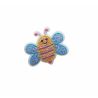 Patch Ecusson Thermocollant Petite abeille bleue 2,50 x 3,50 cm