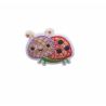 Patch Ecusson Thermocollant Petite coccinelle rouge 2 x 3 cm