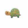 Patch Ecusson Thermocollant Petite Tortue Verte 2 x 4 cm