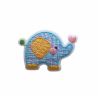 Patch Ecusson Thermocollant Petit Elephant bleu 2,50 x 3 cm