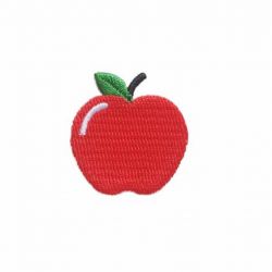 Patch Ecusson Thermocollant Pomme rouge 3 x 3 cm